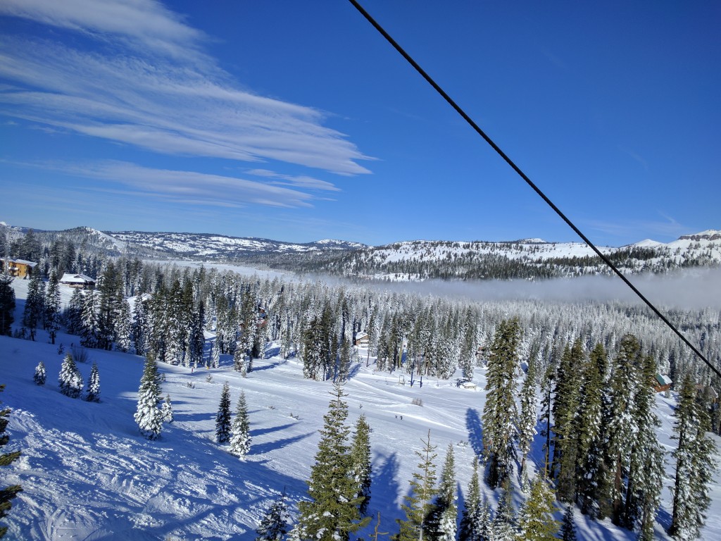 Snow at Sugarbowl in Tahoe few weeks ago.